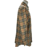バーバリーロンドン BURBERRY LONDON ユニコーンワッペン長袖チェックシャツ 8032151 ベージュ コットン メンズ 長袖シャツ
