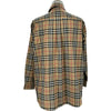 バーバリーロンドン BURBERRY LONDON ユニコーンワッペン長袖チェックシャツ 8032151 ベージュ コットン メンズ 長袖シャツ