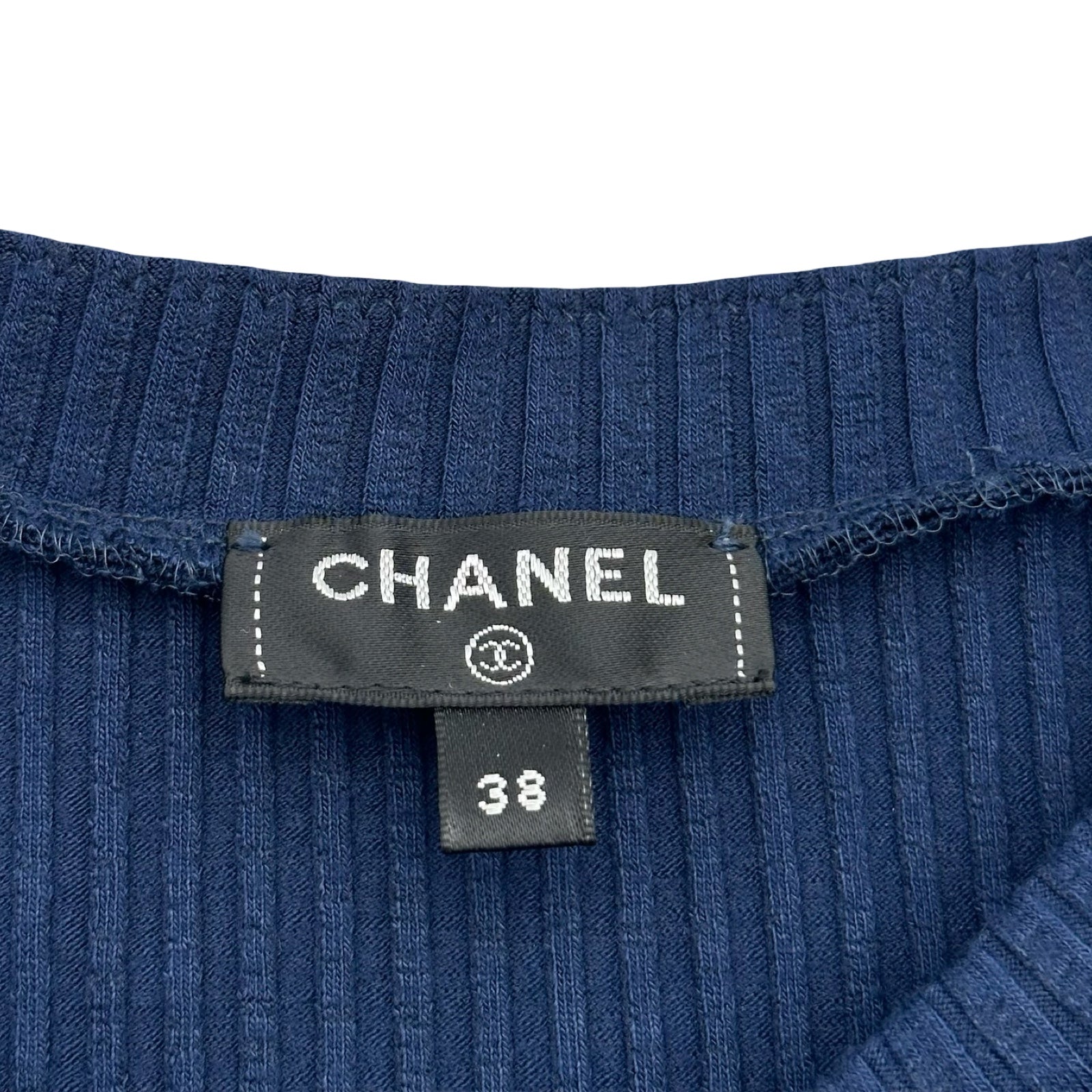 シャネル CHANEL ココマーク イカリボタン 半袖カットソー P59079