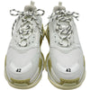 バレンシアガ BALENCIAGA トリプルSローカットスニーカー 524036 ホワイト メッシュ メンズ スニーカー