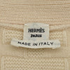 エルメス HERMES ラウンジウェアヴォヤージュ ウールカーディガン 2H2705DA ベージュ ウール レディース カーディガン
