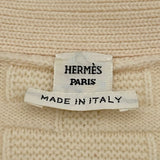 エルメス HERMES ラウンジウェアヴォヤージュ ウールカーディガン 2H2705DA ベージュ ウール レディース カーディガン
