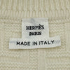 エルメス HERMES H Voyage ウールニットセーター 6E2681D3 アイボリー ウール レディース セーター