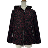 プラダ PRADA トライアングルロゴ花柄ナイロンジャケット 29Z597 レッド ナイロン レディース ナイロンジャケット