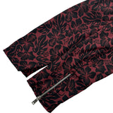 プラダ PRADA トライアングルロゴ花柄ナイロンジャケット 29Z597 レッド ナイロン レディース ナイロンジャケット