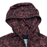 プラダ PRADA トライアングルロゴ花柄ナイロンジャケット 29Z597 レッド ナイロン レディース ナイロンジャケット