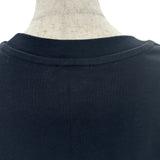 PATOU ロゴ刺繍半袖Tシャツ JE125 ブラック コットン レディース 半袖Ｔシャツ