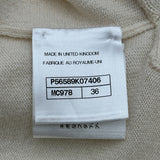 シャネル CHANEL ココマークボートネックカシミヤニットセーター P56589 ベージュ カシミヤ レディース ニット