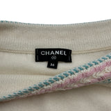シャネル CHANEL ココマークボートネックカシミヤニットセーター P56589 ベージュ カシミヤ レディース ニット