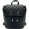 シャネル CHANEL CCフィリグリーバックパック A57090 28番台 ブラック ゴールド金具 キャビアスキン レディース リュック・デイパック