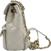 シャネル CHANEL ココマークバックパック AS3290 ホワイト ゴール金具 キャビアスキン レディース リュック・デイパック