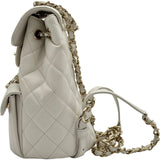 シャネル CHANEL ココマークバックパック AS3290 ホワイト ゴール金具 キャビアスキン レディース リュック・デイパック
