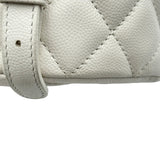 シャネル CHANEL ココマークバックパック AS3290 ホワイト ゴール金具 キャビアスキン レディース リュック・デイパック
