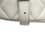 シャネル CHANEL ココマークバックパック AS3290 ホワイト ゴール金具 キャビアスキン レディース リュック・デイパック