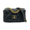 シャネル CHANEL CHANEL 19 バッグ AS1160 ブラック ゴールド/シルバー金具 ラムスキン レディース ショルダーバッグ