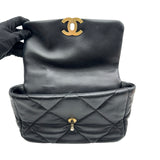 シャネル CHANEL CHANEL 19 バッグ AS1160 ブラック ゴールド/シルバー金具 ラムスキン レディース ショルダーバッグ