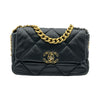 シャネル CHANEL CHANEL 19 バッグ AS1160 ブラック ゴールド/シルバー金具 ラムスキン レディース ショルダーバッグ