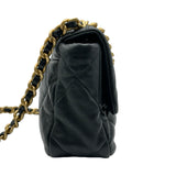 シャネル CHANEL CHANEL 19 バッグ AS1160 ブラック ゴールド/シルバー金具 ラムスキン レディース ショルダーバッグ