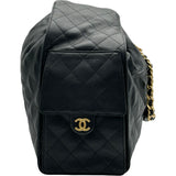 シャネル CHANEL CHANEL25 ミディアム AS5311 ブラック ゴールド金具 キャビアスキン レディース トートバッグ