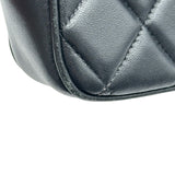 シャネル CHANEL チェーンポシェット ブラック ゴールド金具 ラムスキン レディース ショルダーバッグ