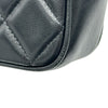 シャネル CHANEL チェーンポシェット ブラック ゴールド金具 ラムスキン レディース ショルダーバッグ