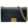 シャネル CHANEL ボーイシャネル25 A67086 23番台 ブラック ゴールド金具 ラムスキン レディース ショルダーバッグ