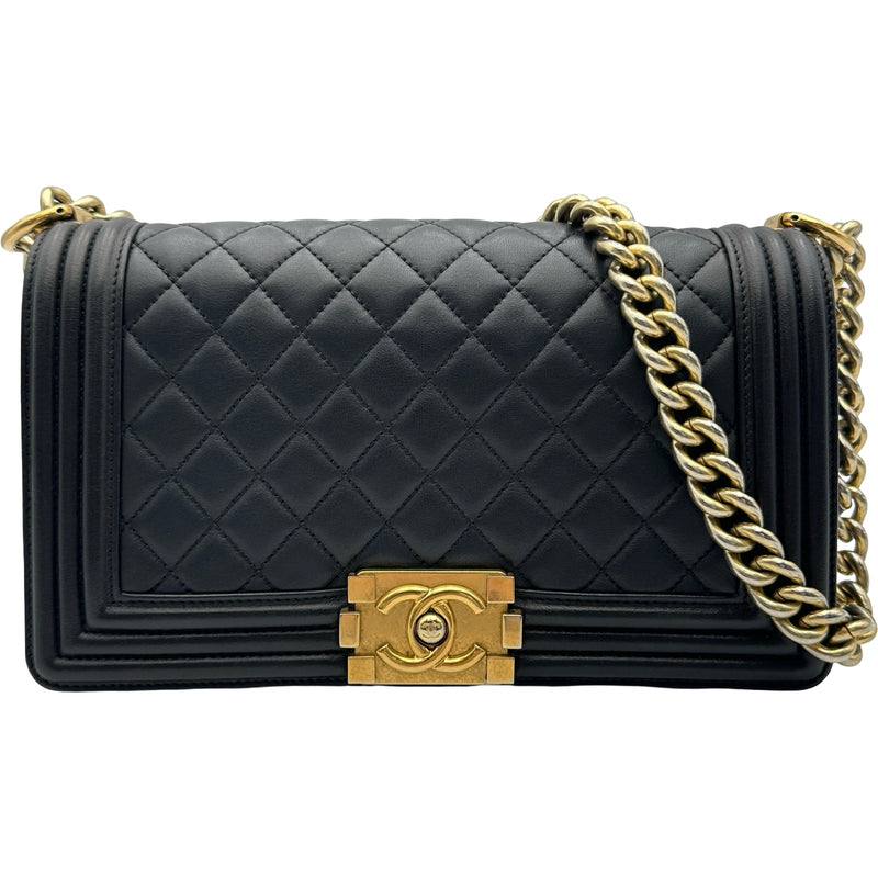 シャネル CHANEL ボーイシャネル25 A67086 23番台 ブラック ゴールド