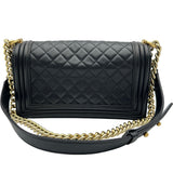 シャネル CHANEL ボーイシャネル25 A67086 23番台 ブラック ゴールド金具 ラムスキン レディース ショルダーバッグ