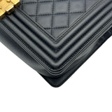 シャネル CHANEL ボーイシャネル25 A67086 23番台 ブラック ゴールド金具 ラムスキン レディース ショルダーバッグ