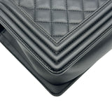 シャネル CHANEL ボーイシャネル25 A67086 23番台 ブラック ゴールド金具 ラムスキン レディース ショルダーバッグ