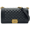 シャネル CHANEL ボーイシャネル 25 A67086 ブラック ゴールド金具 キャビアスキン レディース ショルダーバッグ