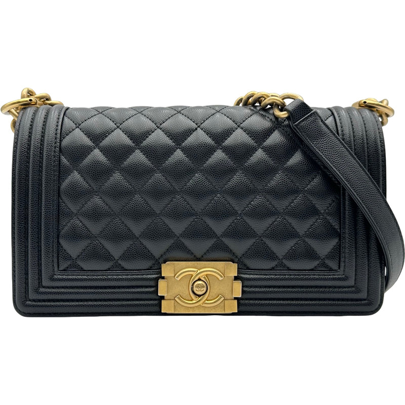 シャネル CHANEL ボーイシャネル 25 A67086 ブラック ゴールド金具