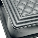 シャネル CHANEL ボーイシャネル 25 A67086 ブラック ゴールド金具 キャビアスキン レディース ショルダーバッグ