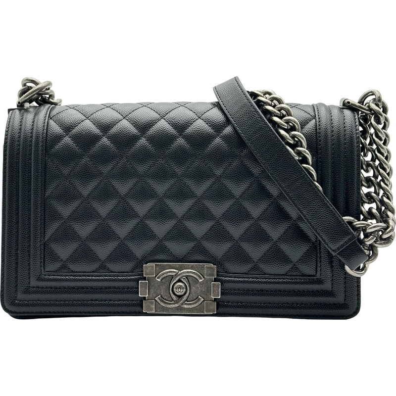 シャネル CHANEL ボーイシャネル25 A67086 ブラック シルバー金具