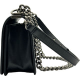 シャネル CHANEL ボーイシャネル25 A67086 ブラック シルバー金具 キャビアスキン レディース ショルダーバッグ