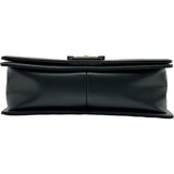 シャネル CHANEL ボーイシャネル25 A67086 ブラック シルバー金具 キャビアスキン レディース ショルダーバッグ