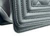 シャネル CHANEL ボーイシャネル25 A67086 ブラック シルバー金具 キャビアスキン レディース ショルダーバッグ
