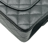 シャネル CHANEL マトラッセ23 A01113 ブラック/ゴールド金具 キャビアスキン レディース ショルダーバッグ