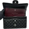 シャネル CHANEL マトラッセ25 A01112 24番台 ブラック/シルバー金具 キャビアスキン レディース ショルダーバッグ