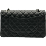 シャネル CHANEL マトラッセ25 A01112 24番台 ブラック/シルバー金具 キャビアスキン レディース ショルダーバッグ