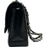 シャネル CHANEL マトラッセ25 A01112 24番台 ブラック/シルバー金具 キャビアスキン レディース ショルダーバッグ