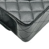 シャネル CHANEL マトラッセ25 A01112 24番台 ブラック/シルバー金具 キャビアスキン レディース ショルダーバッグ