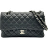シャネル CHANEL マトラッセ25 A01112 28番台 ブラック シルバー金具 キャビアスキン レディース ショルダーバッグ