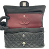 シャネル CHANEL マトラッセ25 A01112 28番台 ブラック シルバー金具 キャビアスキン レディース ショルダーバッグ