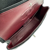 シャネル CHANEL マトラッセ25 A01112 28番台 ブラック シルバー金具 キャビアスキン レディース ショルダーバッグ