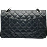 シャネル CHANEL マトラッセ25 A01112 28番台 ブラック シルバー金具 キャビアスキン レディース ショルダーバッグ
