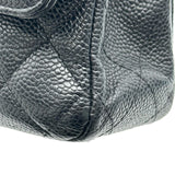 シャネル CHANEL マトラッセ25 A01112 28番台 ブラック シルバー金具 キャビアスキン レディース ショルダーバッグ