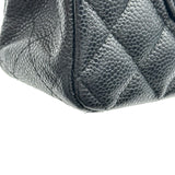 シャネル CHANEL マトラッセ25 A01112 28番台 ブラック シルバー金具 キャビアスキン レディース ショルダーバッグ
