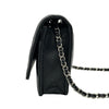 シャネル CHANEL マトラッセ チェーンウォレット A33814 31番台 ブラック シルバー金具 キャビアスキン レディース ショルダーバッグ
