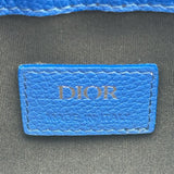 クリスチャン・ディオール Christian Dior サドルボディバッグ ブルー レザー ユニセックス ボディバッグ